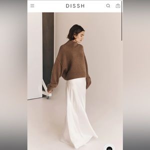 Dissh CLEO CHOC CROPPED JUMPER
